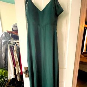 Green Birdy Grey bridesmaid dress, size L. NWT